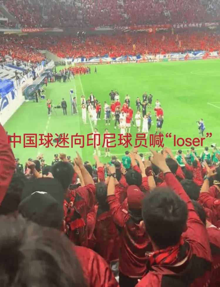 现场观众热情高涨，为自己支持的球队呐喊助威